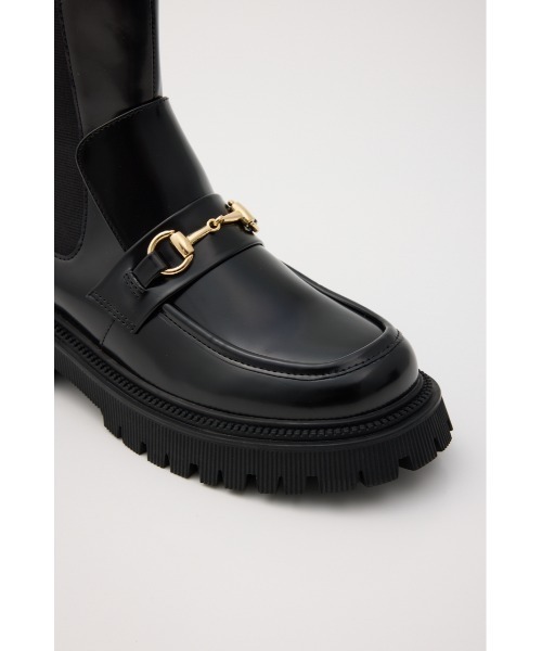 rienda（リエンダ） ブーツ ローファーライクサイドゴアショートブーツ