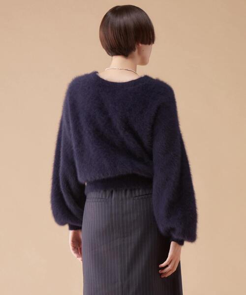 「martinique」 ニットカーディガン FREE ライトグレー レディース_画像3