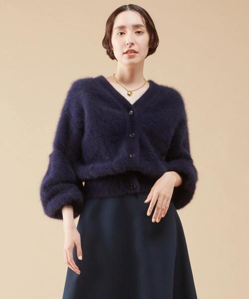 「martinique」 ニットカーディガン FREE ライトグレー レディース_画像4