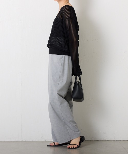 新品 COLLAGE GALLARDA GALANTE ハリヌキキーネックニット COLLAGE GALLARDAGALANTE｜ハリヌキキーネックニット | Rakuten