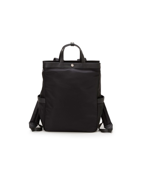 【美品】breath topkapi 2way レザーリュック トートバッグ Breath TOPKAPI】防水ナイロン レザーコンビ PC対応 トート