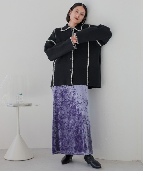 「LOWRYS FARM」 タイトスカート FREE グレー レディース_画像5