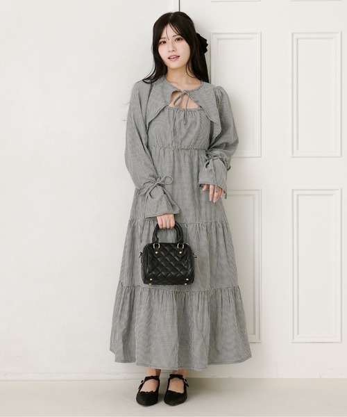 apres jour（アプレジュール） ワンピース ギンガムティアード