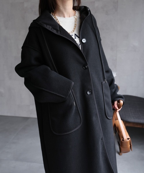 「CREARE -LINO-」 コート FREE チャコール レディース_画像2