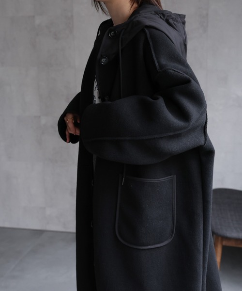 「CREARE -LINO-」 コート FREE チャコール レディース_画像8