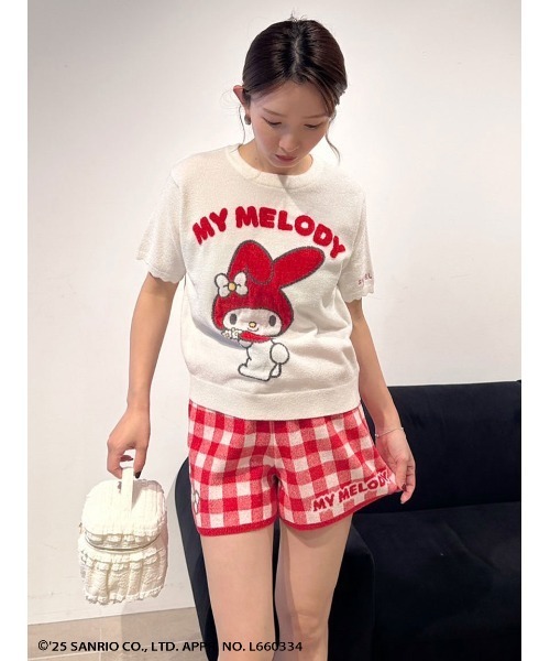 SNIDEL HOME パジャマ ルームウェア 「MY MELODY」ニットプル
