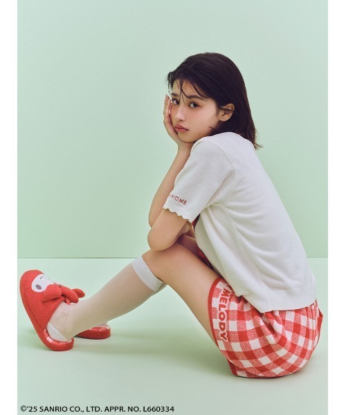SNIDEL HOME パジャマ ルームウェア 「MY MELODY」ニットプル