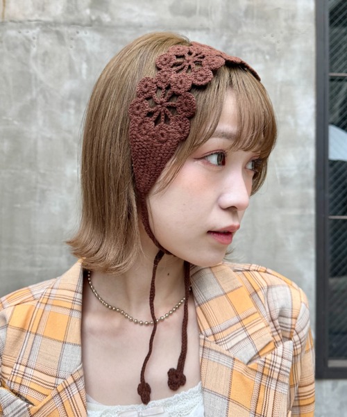 Muhlbauerクロシェヘアーバンド MUHLBAUER】 CROCHE HAIR BAND（ヘアアクセサリー）｜journal