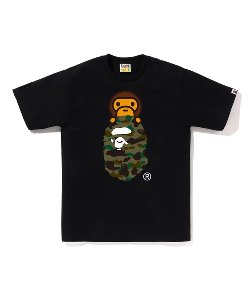 トップス BAPE MILO ASSORTED MILO ON APE HEAD TEE A BATHING APE tシャツ 1ST CAMO MILO ON HEAD TEE メンズ