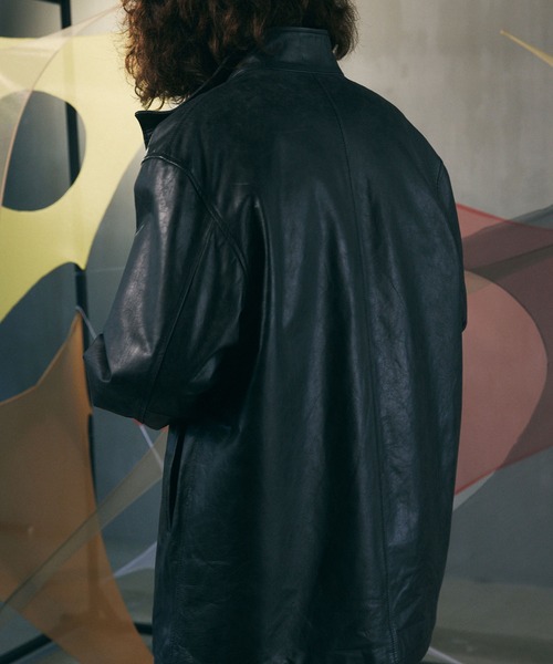 MAISON SPECIAL（メゾンスペシャル） レザージャケット 0 ブラック