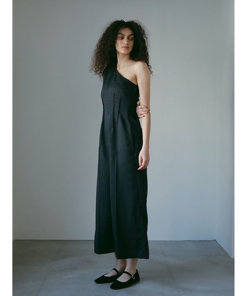 HER. サロペット オーバーオール アシメショルダー