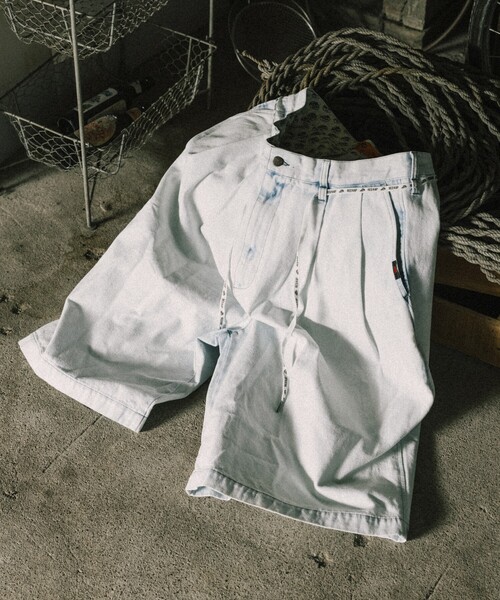 日本製 68&BROTHERS W32 ダブルニー バギーデニムショートパンツ ショートパンツ - DAIGO'S ONLINE SHOP