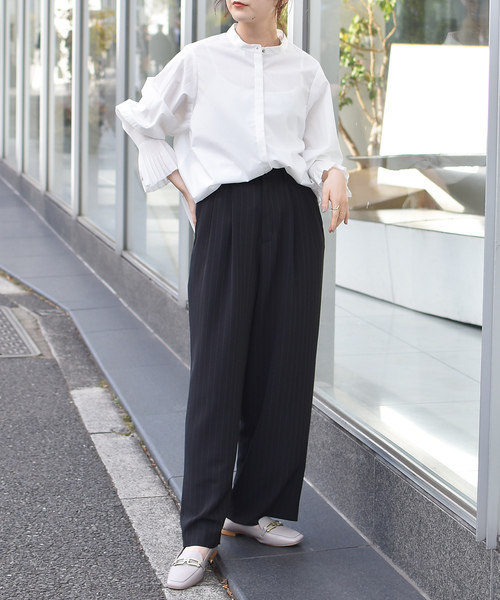 「PICHE ABAHOUSE」 フラットパンプス 37 オフホワイト レディース_画像2