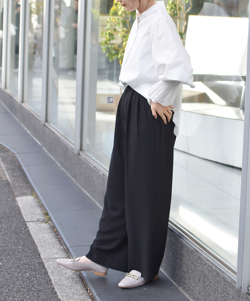 「PICHE ABAHOUSE」 フラットパンプス 37 オフホワイト レディース_画像3