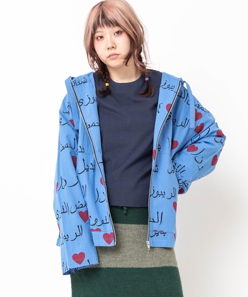 RNA（アールエヌエー） パーカー B2898 アラビアンハートZIP UP