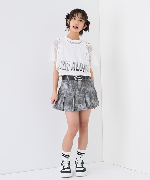 早い者勝ち！FENDI KIDS❤️スカート 6A 子ども服 RandS スカート チェックフレアミニスカート キッズ 子供服