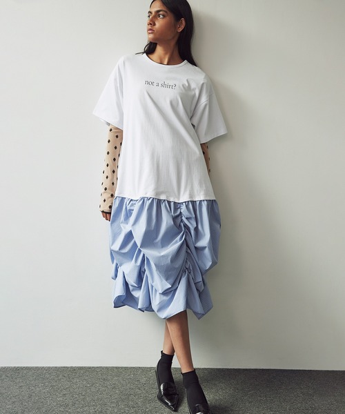 SORIN ワンピース NOT A SHIRT Docking Dress : ZOZOTOWN Yahoo