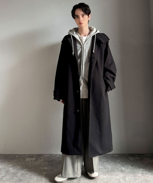 classicalelf（クラシカルエルフ） ステンカラーコート コート 魅せ方