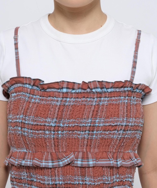 LOWRYS FARM（ローリーズファーム） キャミソール チェック