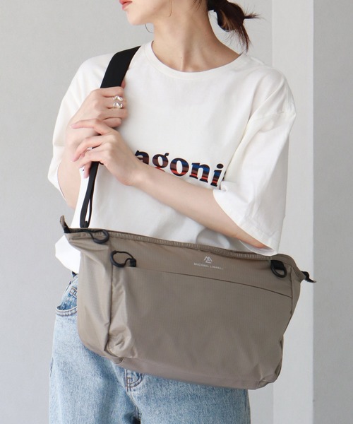   Nadine Tailored Shoulder ショルダー バッグ CONVERSE TOKYO｜SIDE GATHER NYLON PADDED SHOULDER BAG