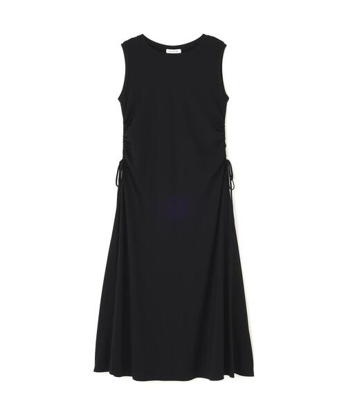 NATURAL BEAUTY BASIC ワンピース サイドギャザーカットソー