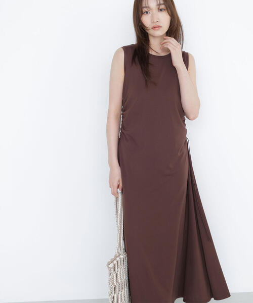 新品タグ付き　NATURAL BEAUTY BASIC ワンピース PS 完売 NATURAL BEAUTY BASIC ワンピース 楊柳ボウタイワンピース