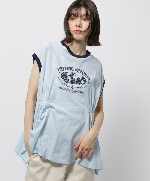 niko and… tシャツ タックアソートリンガーTシャツ レディース