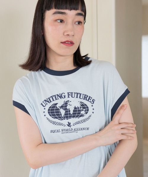 niko and… tシャツ タックアソートリンガーTシャツ レディース