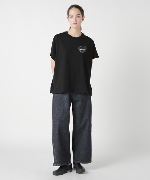 ZUCCa（ズッカ） tシャツ 半袖 (S)ハートロゴT / Tシャツ レディース