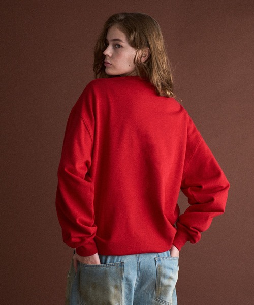 「WISH FOR EVER」 スウェットカットソー SMALL ネイビー メンズ