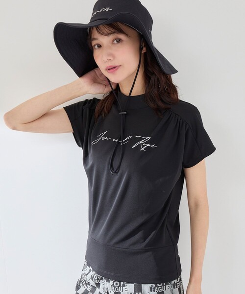 DEVEREUX GOLF tシャツ Highly Addictiveモックネック ロングスリーブT