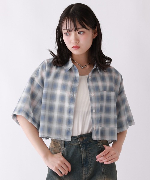 repipi armario（レピピアルマリオ） uvカット ブラウス シャツ 「接触