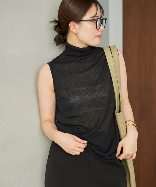 Plage silk/linen nuance プルオーバー 新品未使用 plage ニット セーター 「追加」silk/linen nuance プルオーバー