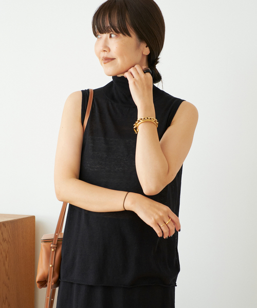 Plage silk/linen nuance プルオーバー 新品未使用 セール】silk/linen nuance プルオーバー（ニット/セーター