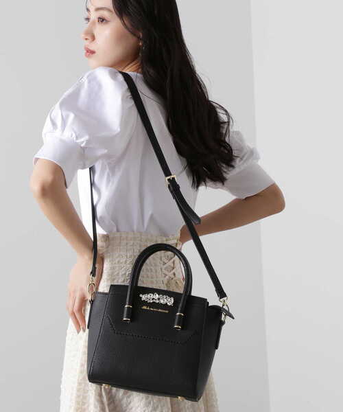 JILL STUART ブラックトートバッグ Amazon | [ジル バイ ジルスチュアート] フリルトートバッグ(小