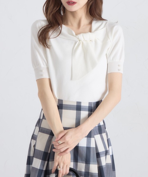 tocco closet ニット セーター 「ZOZO限定」袖パール