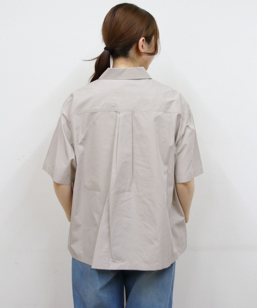 「DANTON」 半袖シャツ 38 サックスブルー レディース Danton 「DANTON」 半袖シャツ 38 サックスブルー レディース