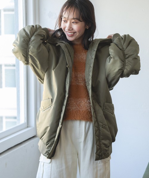 niko and…（ニコアンド） ブルゾン MEDIUM ブラック レディース