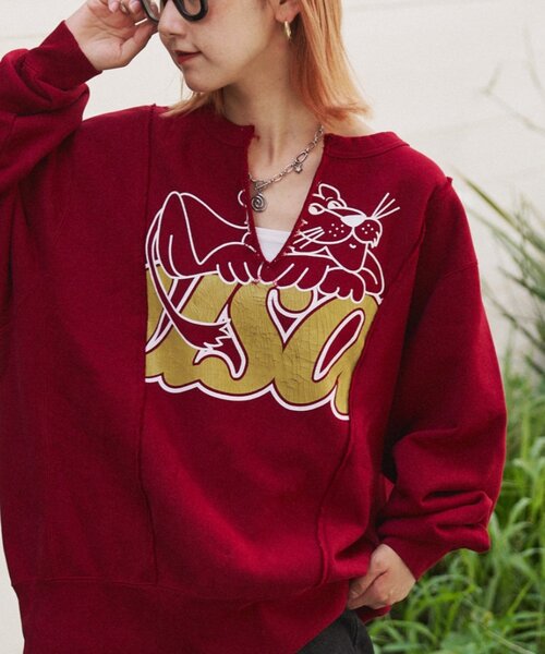 完売STRATA スキッパースウェットプルオーバー　新品　エストラータ STRTA スキッパースウェットプルオーバー STRATA(エストラータ