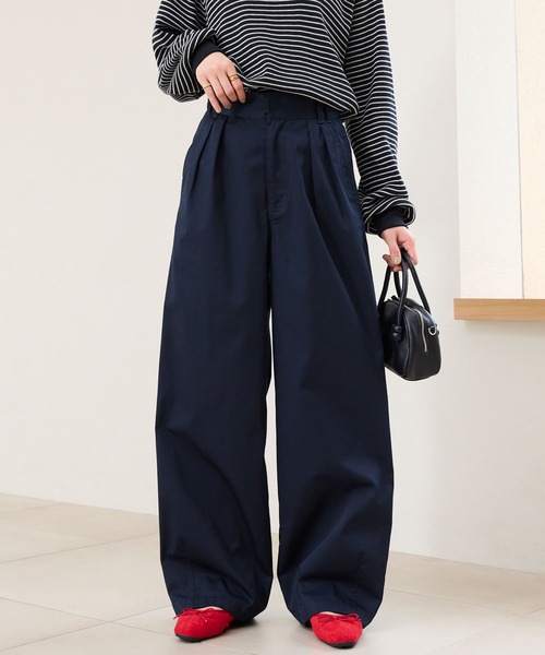 THE CRAFT CREW PRODUCTS ワイドパンツ チノパン ハイウエストワイド