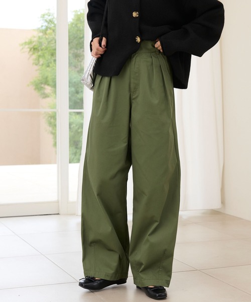 THE CRAFT CREW PRODUCTS チノパン ハイウエストワイドイージータック