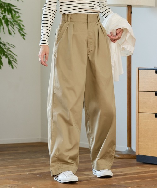 THE CRAFT CREW PRODUCTS チノパン ハイウエストワイドイージータック