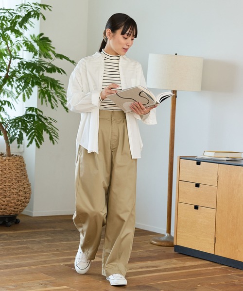THE CRAFT CREW PRODUCTS チノパン ハイウエストワイドイージータック