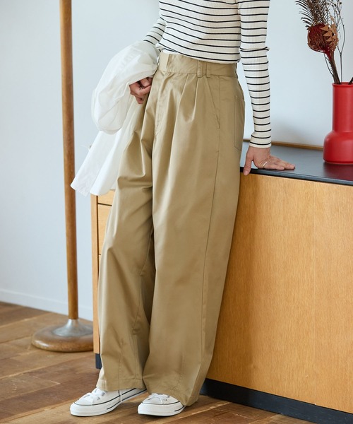 THE CRAFT CREW PRODUCTS チノパン ハイウエストワイドイージータック