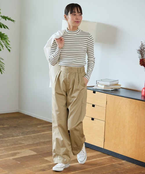 THE CRAFT CREW PRODUCTS チノパン ハイウエストワイドイージータック