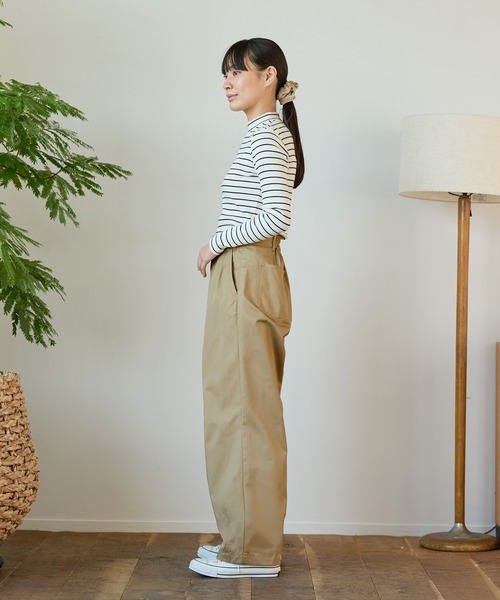 THE CRAFT CREW PRODUCTS ワイドパンツ チノパン ハイウエストワイド