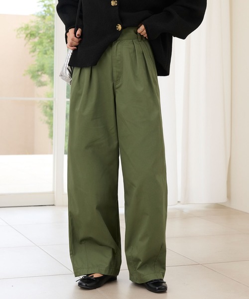 THE CRAFT CREW PRODUCTS チノパン ハイウエストワイドイージータック