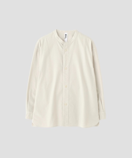 MHL.（エムエイチエル） シャツ SOFT HOPSACK メンズ : ZOZOTOWN Yahoo