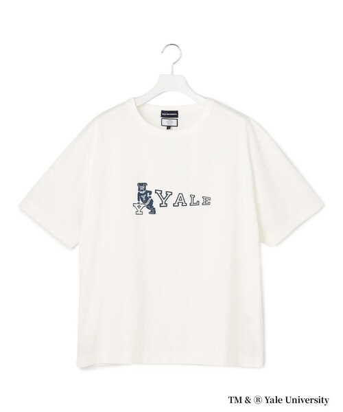 J.PRESS YORK STREET tシャツ 「YALE別注」「UNISEX」カレッジロゴ T