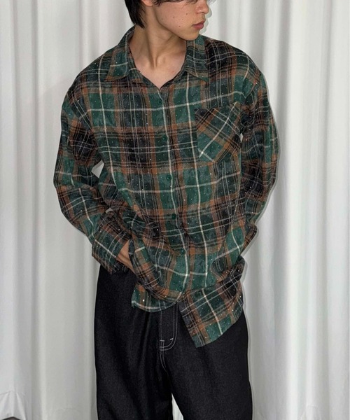 シャツ ラインストーンシャツ メンズ レディース : ZOZOTOWN Yahoo!店